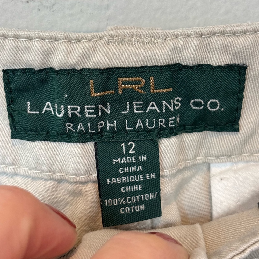 Lauren Ralph Lauren Women's Khaki Chinos - Picture 3 of 6